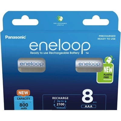 Panasonic Eneloop AAA 800mAh 8ks 4MCDE/8BE