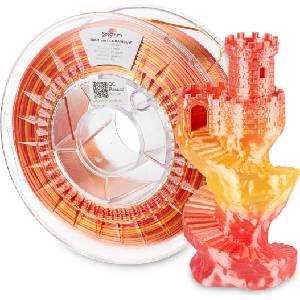 Spectrum PLA Silk Rainbow Fire Red - 1, 75 mm / 1000 g (81017)