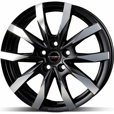 BORBET CW 5 7,5x18 5x127 ET45 black polished matt
