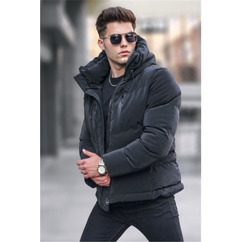 Madmext Мъжко яке с качулка 5746 - Черно #334308 (334308_Черно)