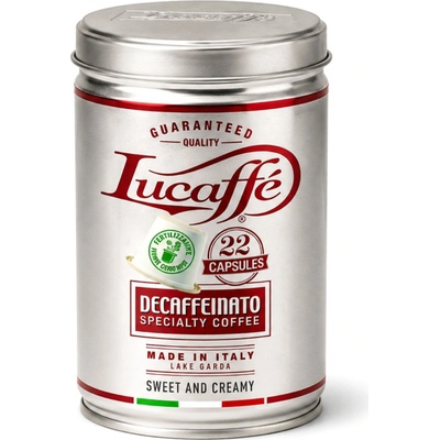 Lucaffé Decaffeinato Nespresso Kapslový nápoj 22 ks