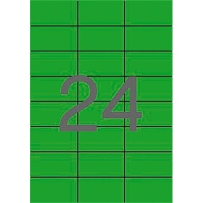 APLI Štítek 70 x 37 mm barevný zelený 480 štítků 01594