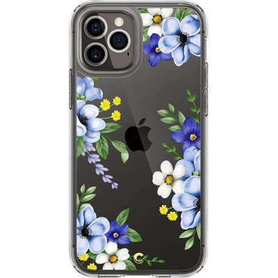 Spigen Cyrill Cecile Case Midnight Bloom - хибриден кейс с висока степен на защита за iPhone 12 Pro Max (цветни мотиви)