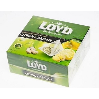 Loyd pyramids zelený čaj s citonem a zázvorem 50 x 1,7 g