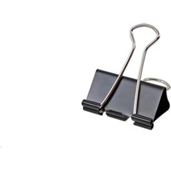 Foska Щипки за пари, 19 mm, 12 броя, черни (1090120025)