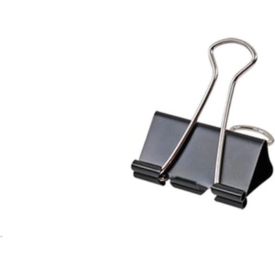 Foska Щипки за пари, 19 mm, 12 броя, черни (1090120025)