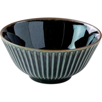 MIJ Jedálenská miska NAVY SENDAN keramika modrá 14 cm 500 ml