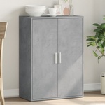 vidaXL Бюфет бетонно сив 60x31x84 см инженерно дърво (840488)