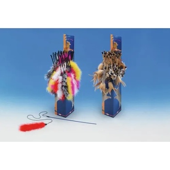 Image 1 of Nobby Играчка за котка въдица с платмасова дръжка, въженце и перце 120 см nobby Германия 80197