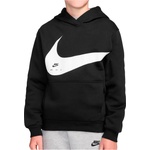 Nike Детска тениска Nike Kid's NSW Club BRND NRG Top Running shirt - Black / White - размер XL (704-6160-0115)