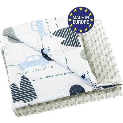 Bomimi Deka Deka Bavlna Minky Blue