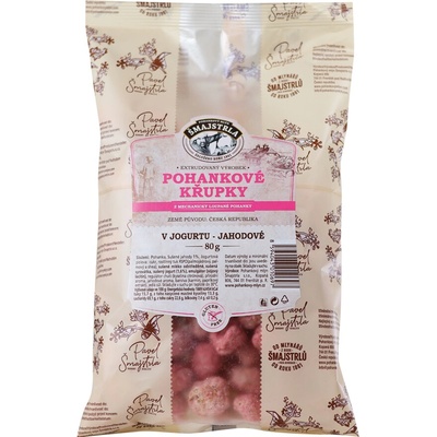 Šmajstrla Pohankové křupky Jahodové 80 g