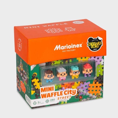 Marioinex Мини вафлен конструктор " Градски център" 280 части - Кръстовище (904 183)