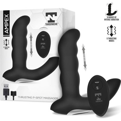 Tardenoche Ampex P-Spot Anal Massager with Thrusting Black