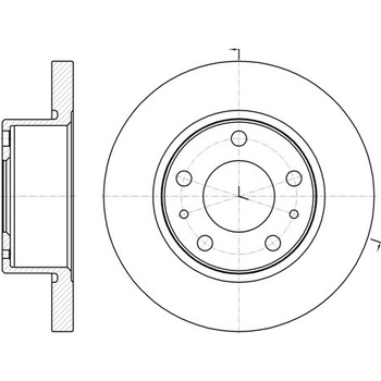 Brzdový kotúč REMSA 61007.00