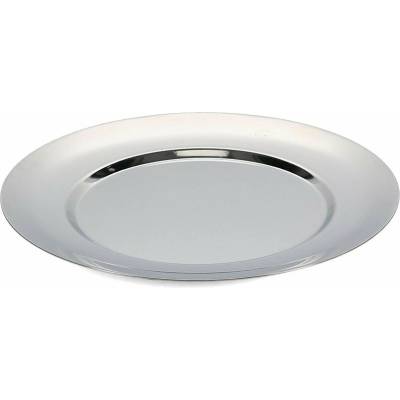 Tanier z nehrdzavejúcej ocele v striebornej farbe ø 26 cm Oryn – S P Collection