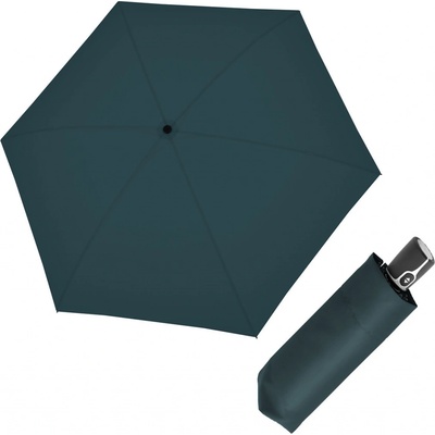 Doppler Fiber Micro Flat uni evergreen dámský/pánský plně automatický deštník zelený