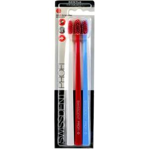 Swissdent Gentle Extra Soft (бял, розов, светлосин) 3 бр
