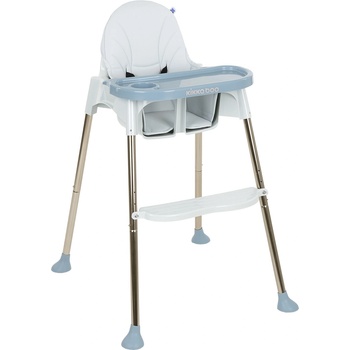 KikkaBoo Стол за хранене 2в1 Sky-High Blue (31004010074)