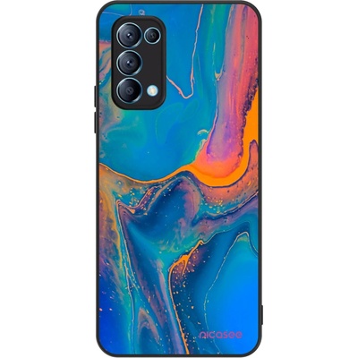 Pouzdro Picasee ULTIMATE CASE OPPO Reno 5 5G Rainbow