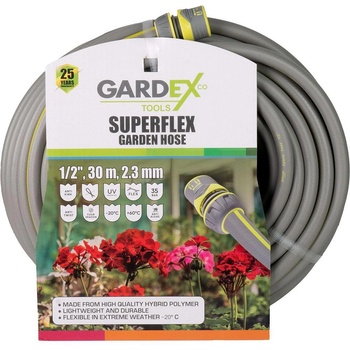 Gardex Tools Маркуч градински 1/2", 30 м, 2.3 мм, Gardex SuperFlex 404901 (404901)