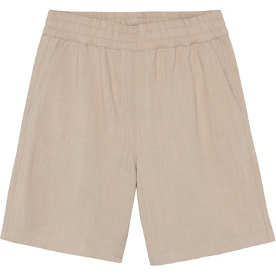 KnowledgeCotton Apparel Дамски къси панталони KnowledgeCotton Apparel Women's Posey Linen-Mix Shorts - Light Feather Gray (112-4383-0113)