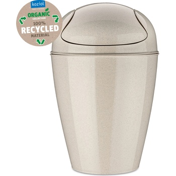 Koziol Кош за отпадъци с люлеещ капак DEL M 12л, пустинен пясък, Koziol (KOZ1401121)