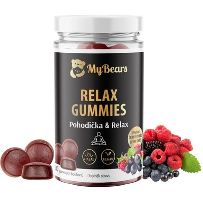 MyBears gumoví medvídci Pohodička & Relax 60 ks