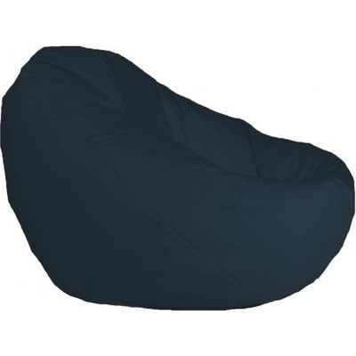 PUFRELAX Пуф, круша, 520л. , Nirvana Gigant - Teteron Bleumarin, За открито, Перящ се калъф, Пълнеж от Полистиролни перли (PUF-G-NGG-TEX-BLM)