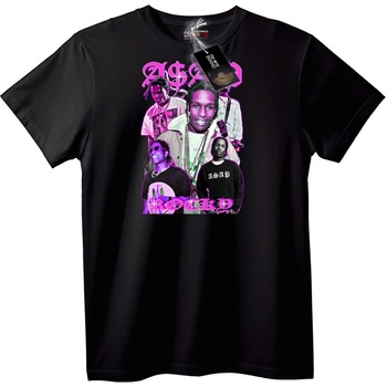 NOONEBRAND Тениска A$AP Rocky Група - 2XL, Black