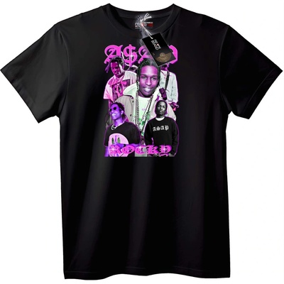NOONEBRAND Тениска A$AP Rocky Група - 2XL, Black