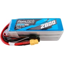 Gens ace G-Tech 2800mAh 22.2V 60C 6S1P Lipo Battery Pack with XT60 plug