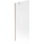 Mexen Next единичен душ параван 80 x 150 cm, матиран, изчеткана мед - 895-080-000-00-30-65 (895-080-000-00-30-65)