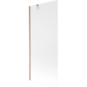 Mexen Next единичен душ параван 80 x 150 cm, матиран, изчеткана мед - 895-080-000-00-30-65 (895-080-000-00-30-65)