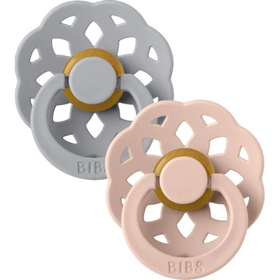 Bibs Boheme přírodní kaučuk 2ks cloud blush