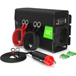 Green Cell 300W/600W 24V to 230V Pure Sine Volt Car Voltage Converter Inverter Converter Pure Sine Wave Power Solar Inverter DC AC Converter Current Converter Cigarette Lighter Socket - INV14 (INV14)