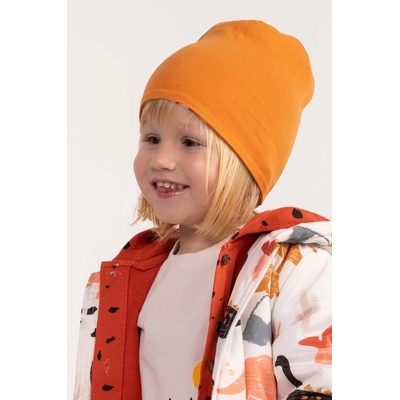 Coccodrillo Детска шапка с две лица Coccodrillo в оранжево с фина плетка (WC3364303ASB)