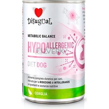 Disugual Dog vet diet Hypoallergenic Prepelica 400 g