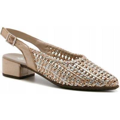 Rieker dámské lodičky 47078-90 metallic