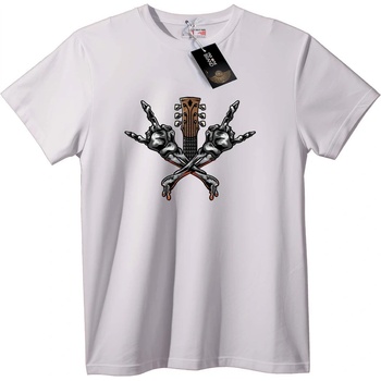 NOONEBRAND Тениска Рок Скелети Китара - XS, Black