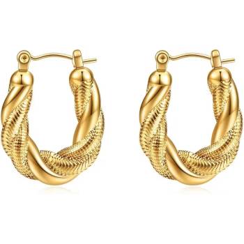 HARAHU Обеците cl-33513 - Златна kp33513 (cl-33513)