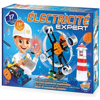 Buki France Образователен комплект, Buki France, Експерт по електричество, 137 части (BK7153)