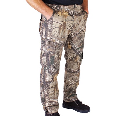 Kalhoty Loshan Maskáčové oak softwood