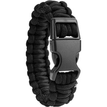 M-Tramp Paracord 2cm/23cm/3m, plastová spona čierna