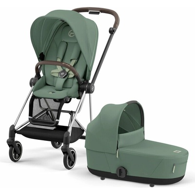 CYBEX kombinovaný Mios 3.0 Chrome Brown Leaf Green Platinum 2023