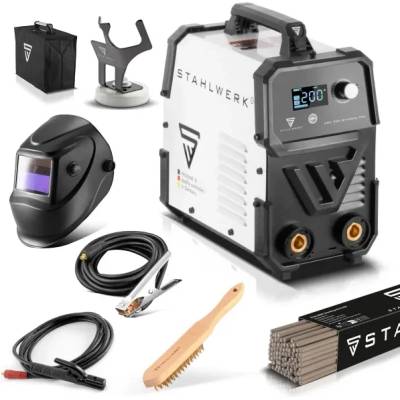 STAHLWERK Заваръчен апарат - електрожен STAHLWERK ARC 200 Synergic Pro/ 200 A (1150)