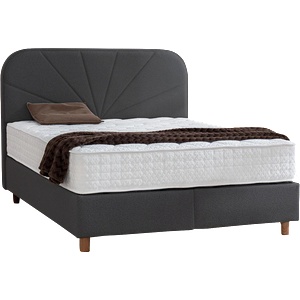 Carmen Тапицирана спалня с матрак DELUX PREMIUM 160 x 200 - антрацит (3560047_1)