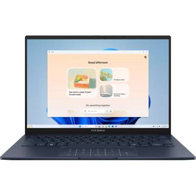 Лаптоп Asus Zenbook 14 UX3405CA-ST786X(90NB14W1-M01M10), шестнадесетядрен Intel Core Ultra 9 285H 2.7/5.4GHz, 14"(35.56cm) 2.8K OLED Glossy Display, 32GB LPDDR5X, 1TB SSD NVMe, 2x Thunderbolt 4, Windows 11 Pro (90NB14W1-M01M10)