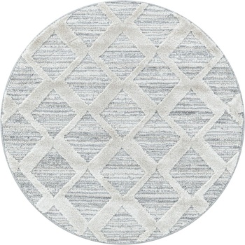 Ayyildiz Светлосив кръгъл килим ø 80 cm Pisa - Ayyildiz Carpets (PISA80804703GREY)