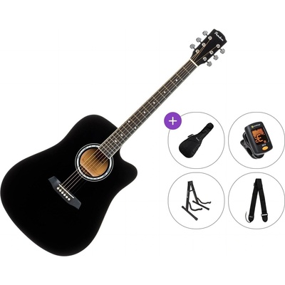 Pasadena PDC-10 Premium SET Black Акустична китара